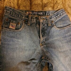 Cruel Girl Blue Jeans Denim Pant Low-Rise Slim Tapered Leg Indigo Stone Wash 5XL